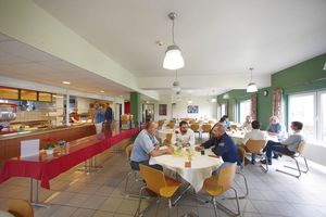 Gastronomiebereich am NKF-Hotel